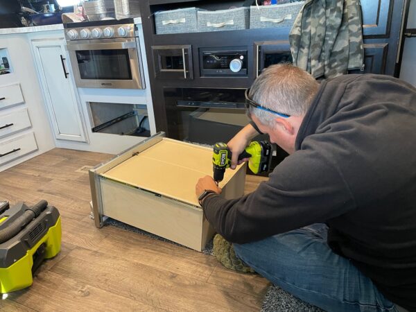 Fixing an RV drawer