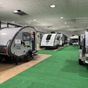 Small campers at RV show