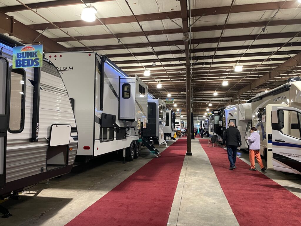 RV show floor