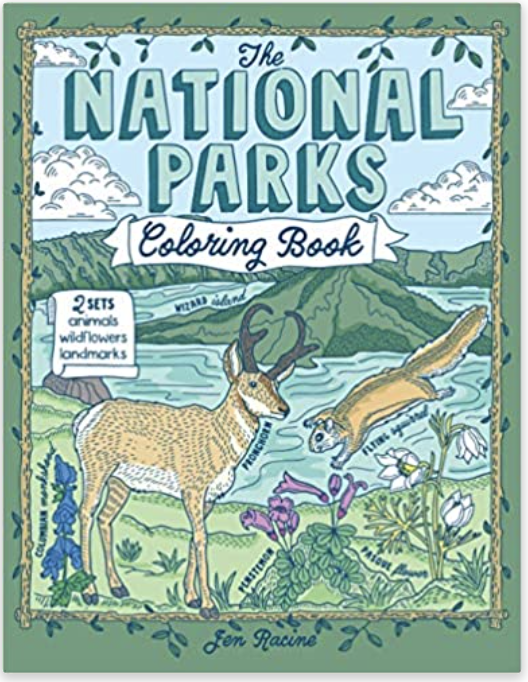 National Parks coloring book gift idea for RV owners